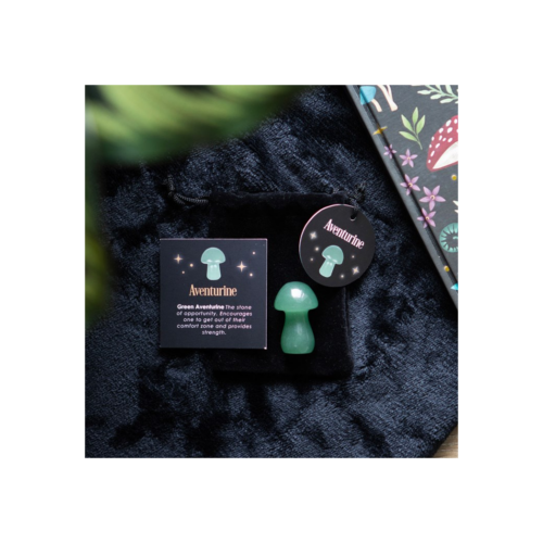 Magical Aventurine Crystal Mushroom