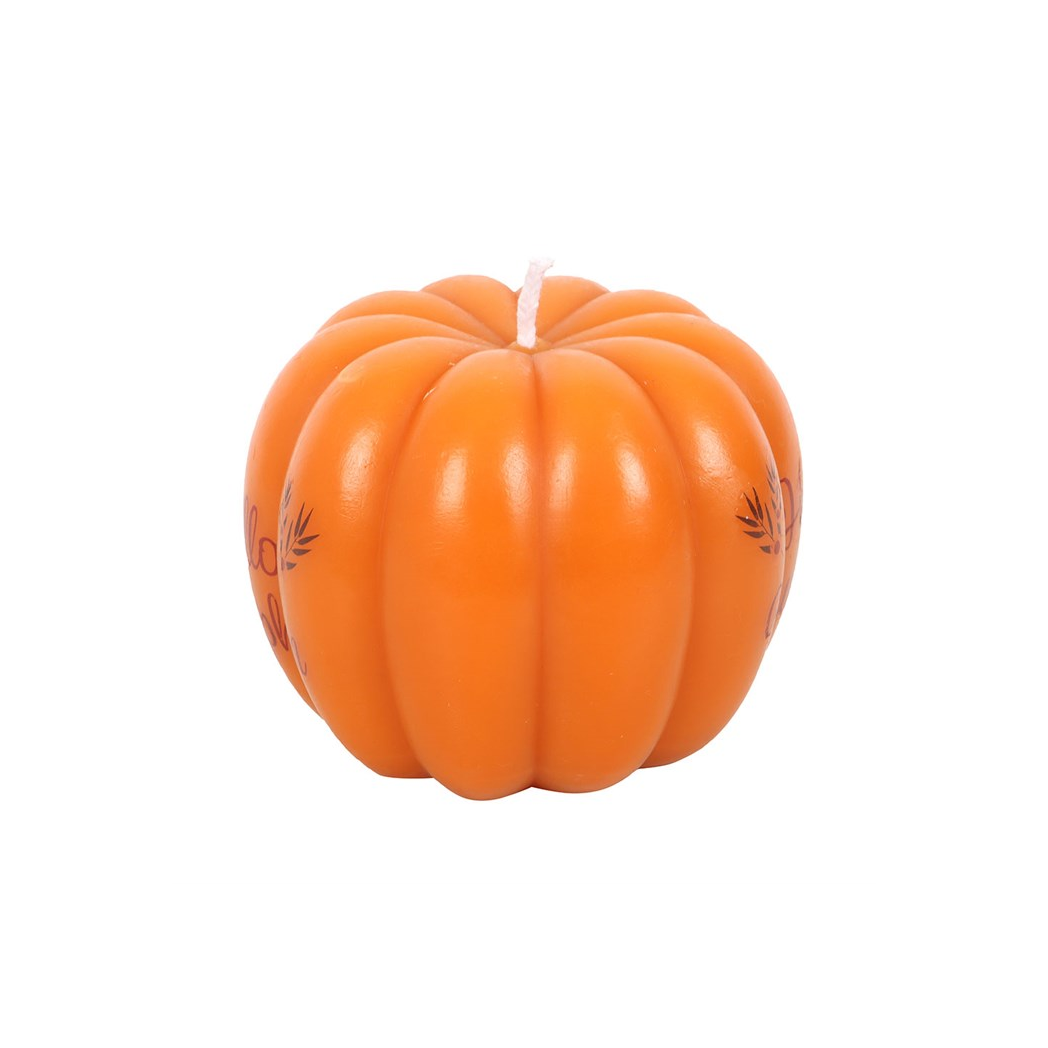 Hello Pumpkin Shaped Candle - Image 3
