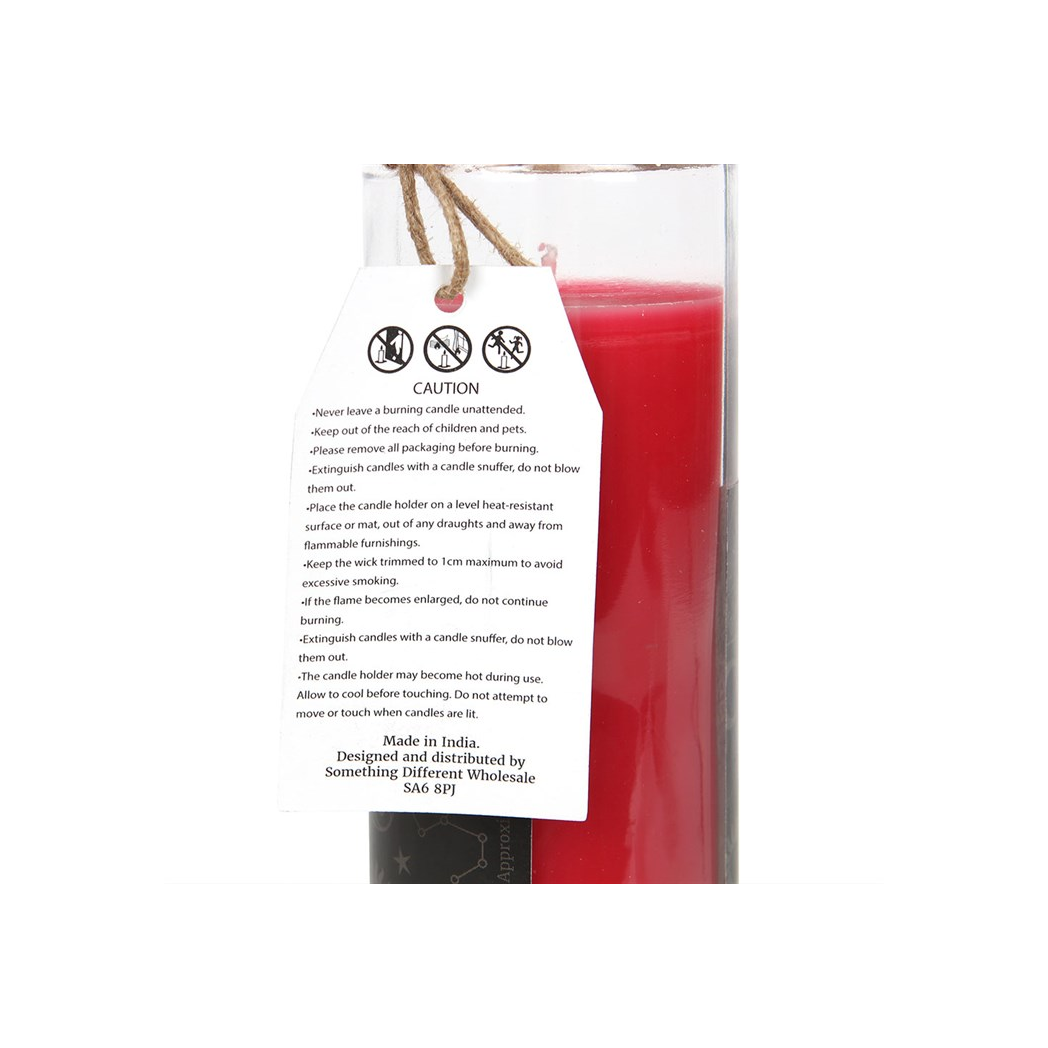 Love Red Rose Magic Spell Tube Candle - Image 3