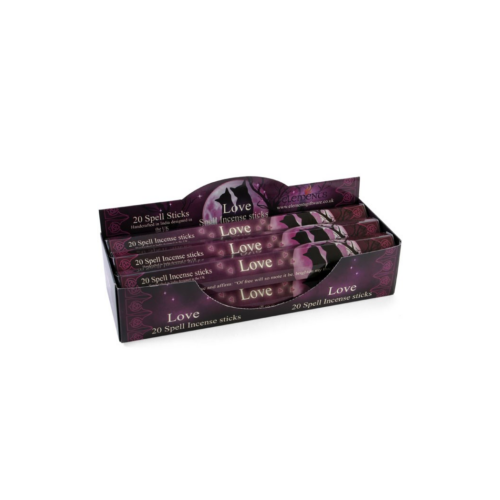 Set of 6 Packets of Love Spell Incense Sticks by Lisa Parker