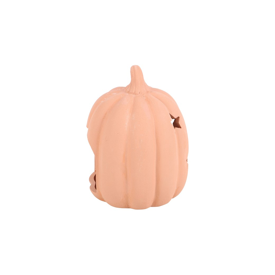 9cm Terracotta Pumpkin Tealight Holder - Image 4