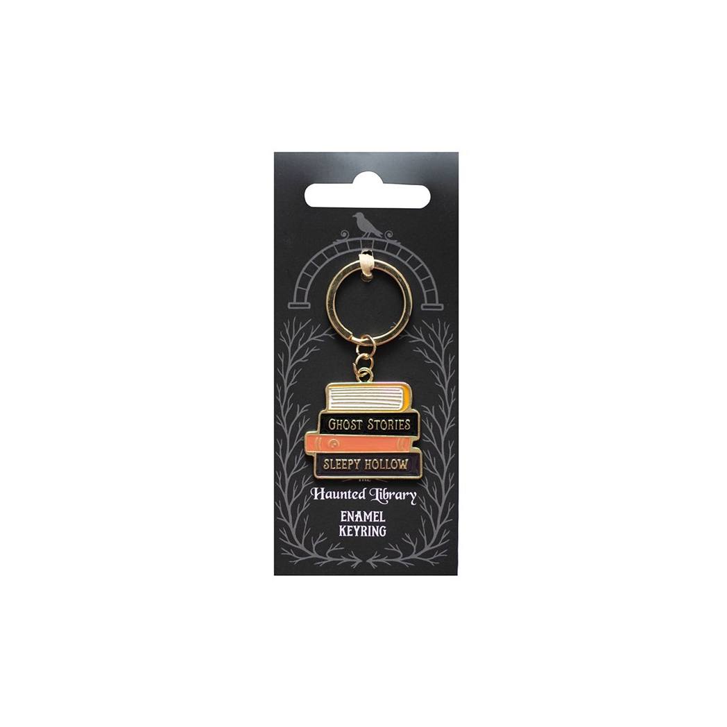 The Haunted Library Book Stack Keyring - Image 2