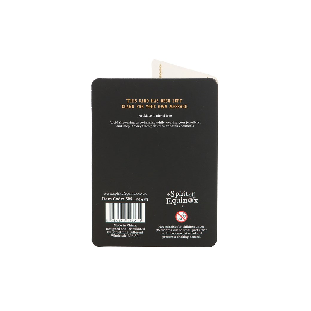 Talking Board Planchette Necklace Greeting Card - Image 3