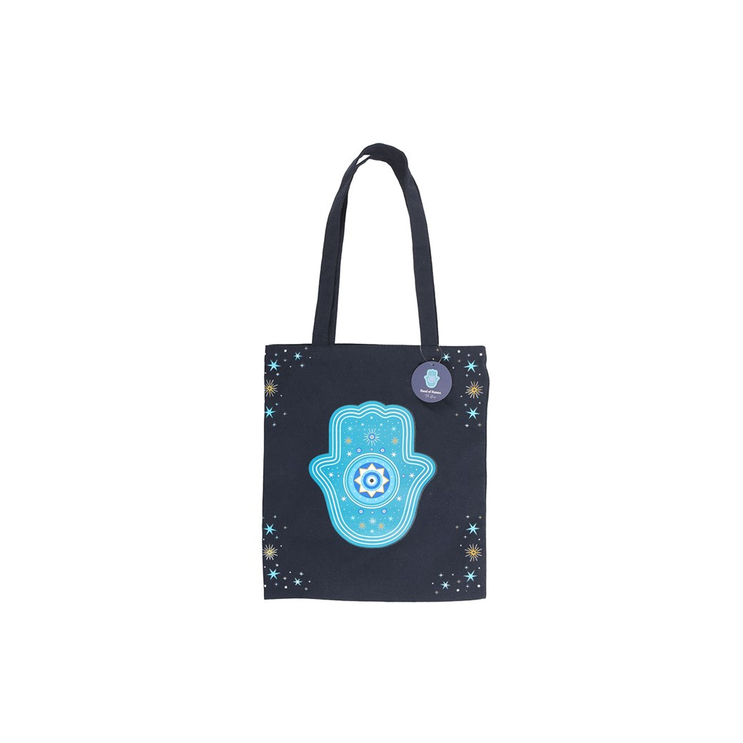 Hand of Hamsa Polycotton Tote Bag - Image 2