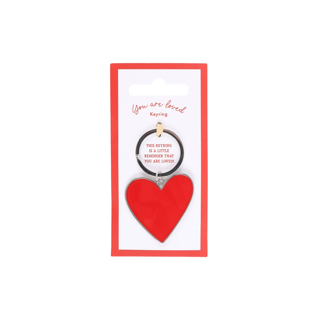 You Are Loved Heart Keyring - Image 2
