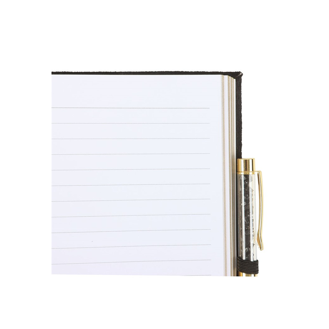 Book of Shadows Journal with Black Obsidian Crystal Pen - Image 4
