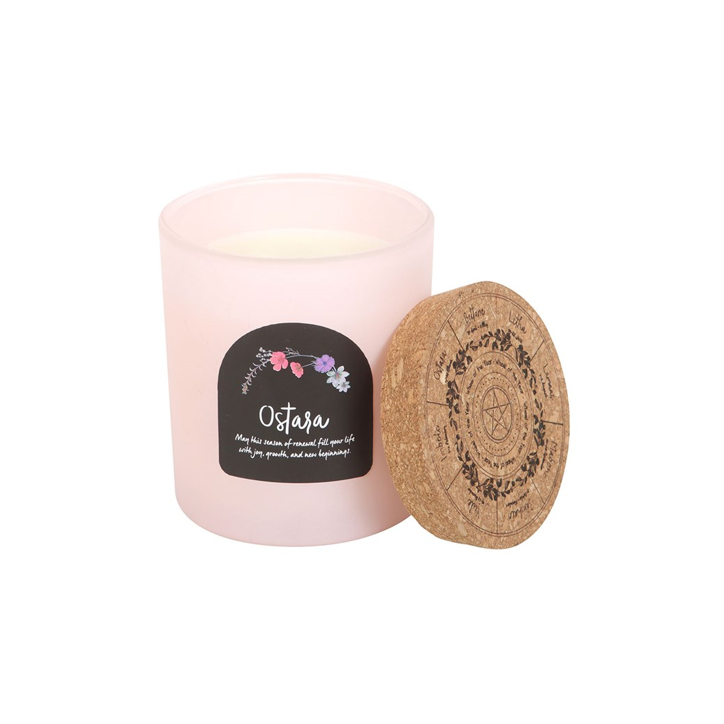 Ostara Fresh Linen Wheel of the Year Candle - Image 3