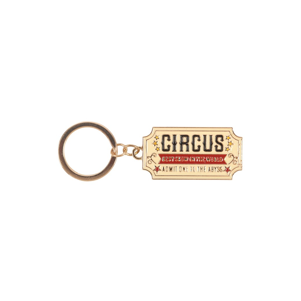 Admit One to the Abyss Circus Ticket Keyring - Image 3