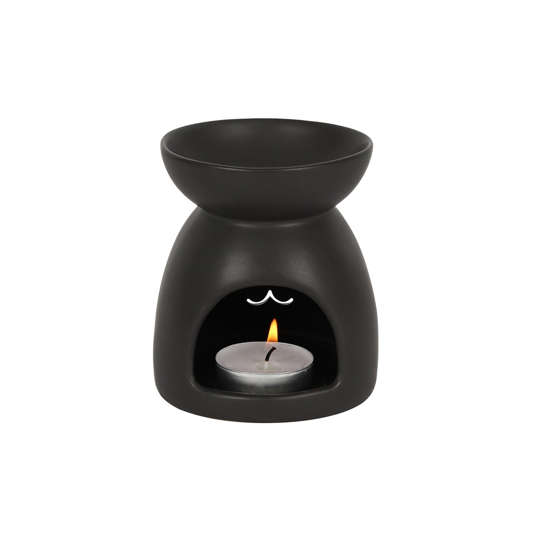 Black Cat Cut Out Oil Burner and Wax Warmer - Image 2