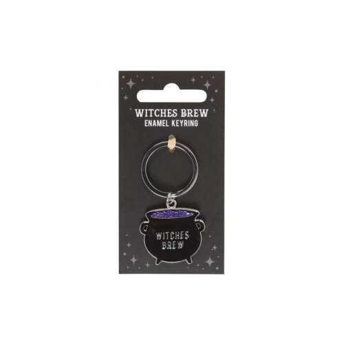 Witches Brew Cauldron Keyring