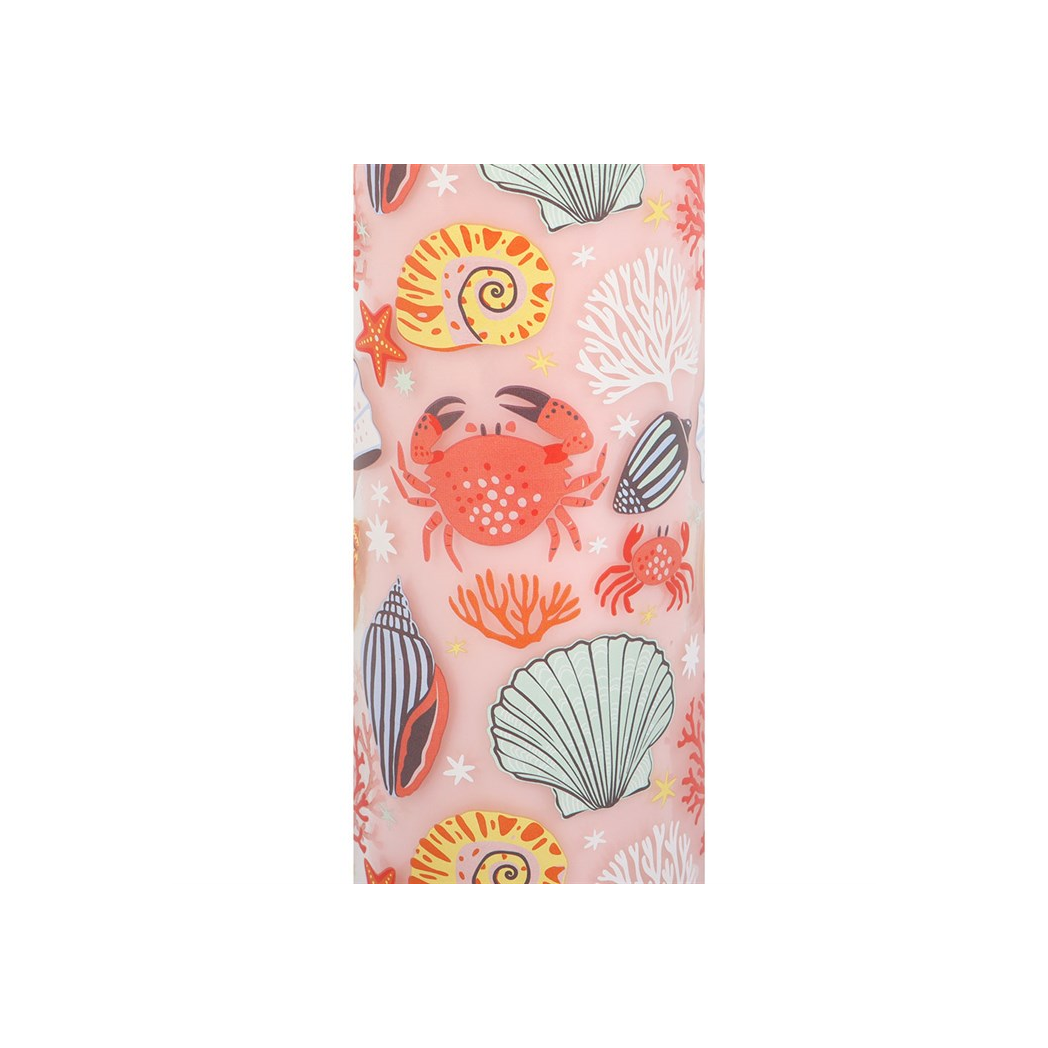 Pastel Shell Print Coconut & Sea Salt Tube Candle - Image 4