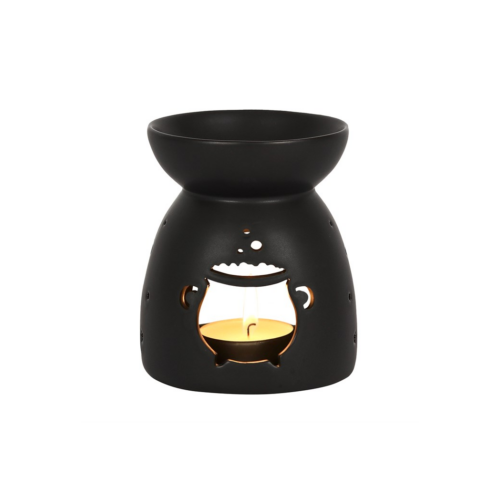 Black Cauldron Cut Out Oil Burner