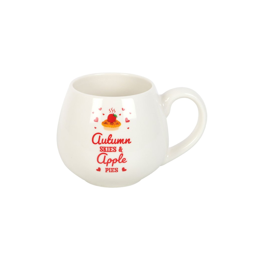 Autumn Skies & Apple Pies Rounded Mug - Image 4