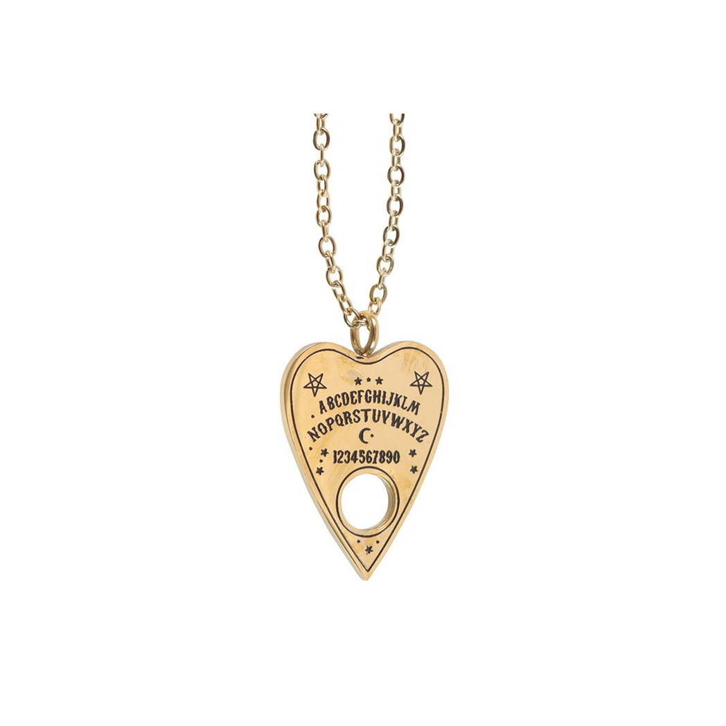 Talking Board Planchette Necklace Greeting Card - Image 4