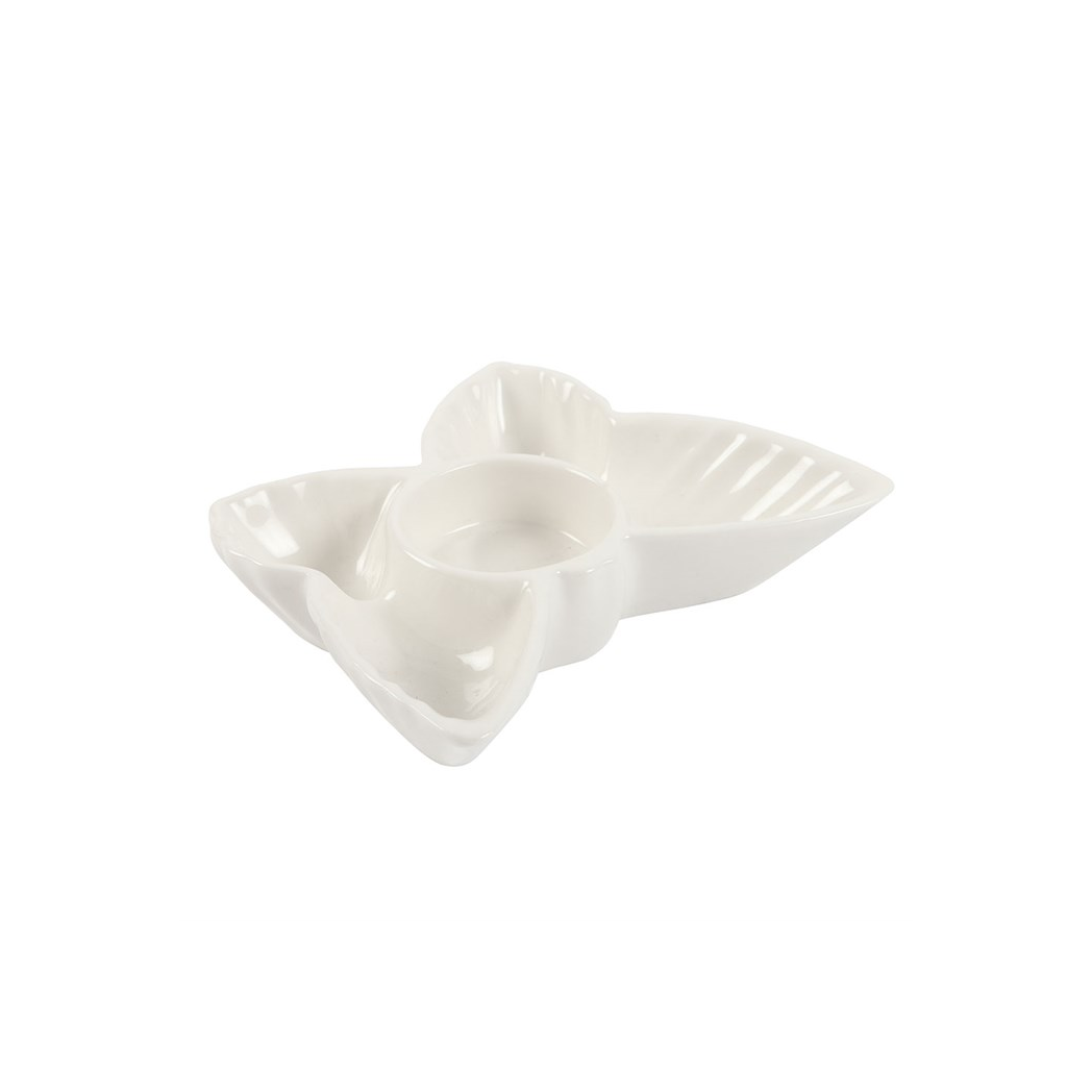 White Butterfly Tealight Candle Holder - Image 4