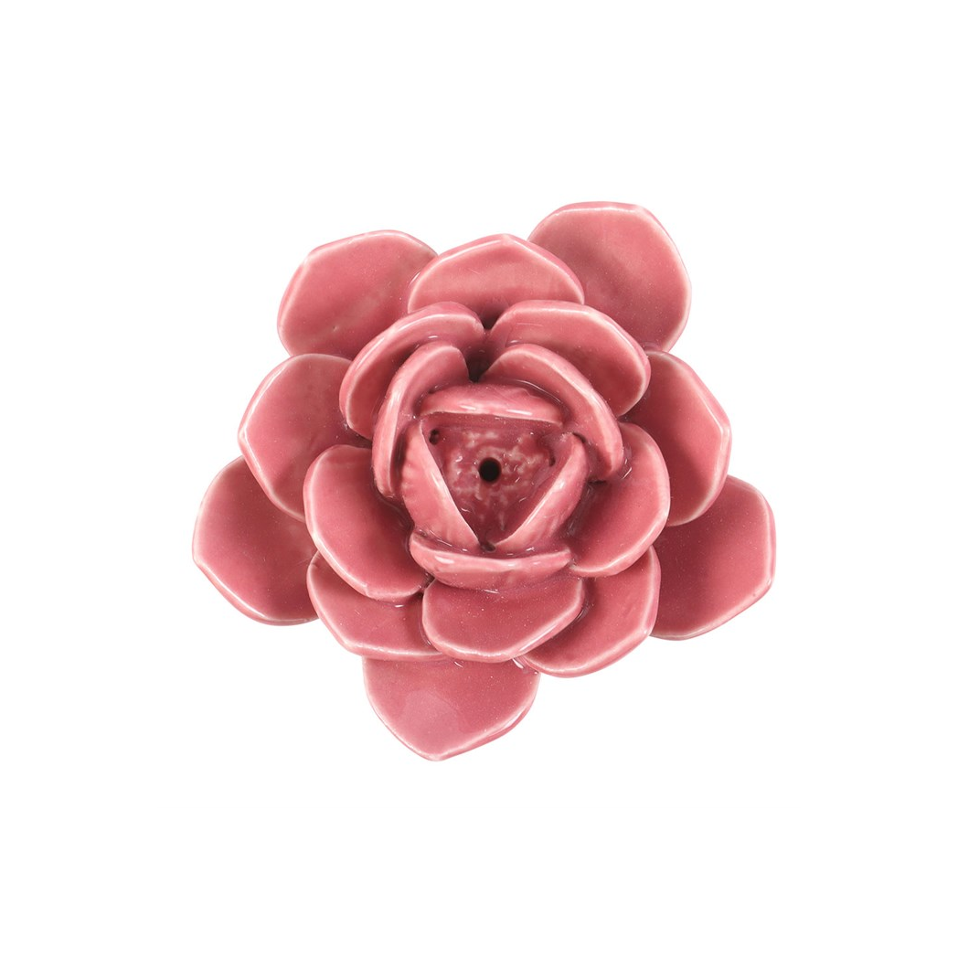 Pink Water Lily Incense Stick Holder - Image 4