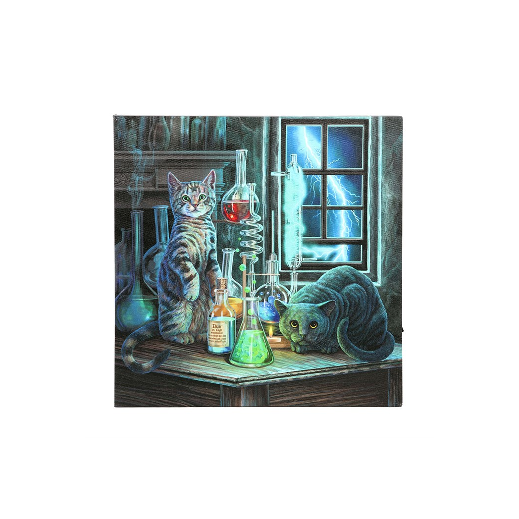 Jekyll and Hyde Light Up LED Canvas Plaque by Lisa Parker - Image 2