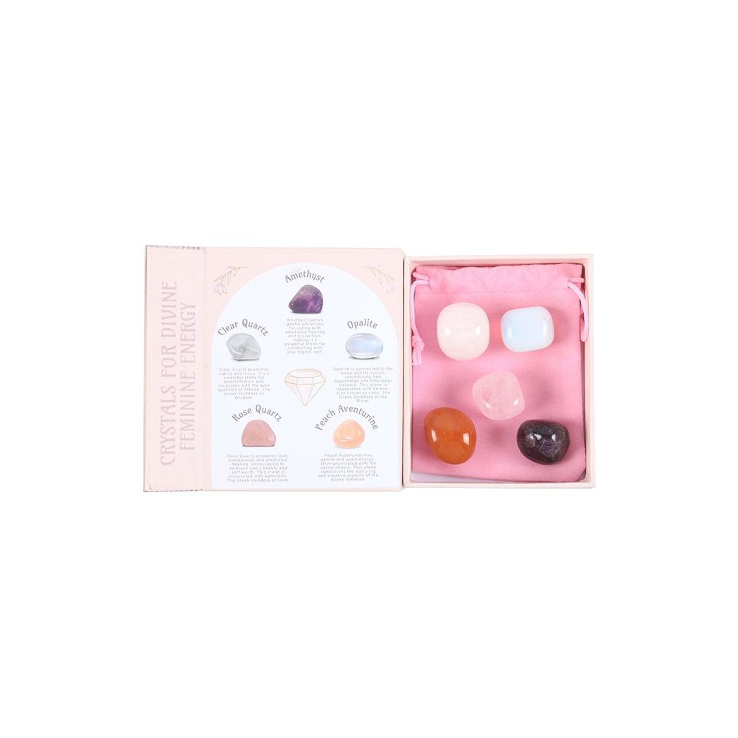 Set of 5 Crystals for Divine Feminine Energy - Image 3