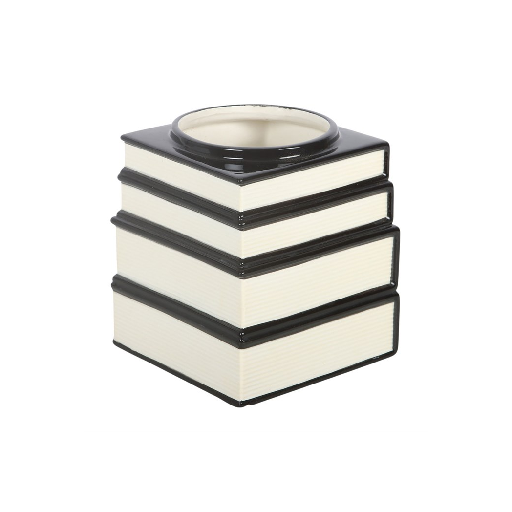 Black Cat Magick Book Stack Vase - Image 3