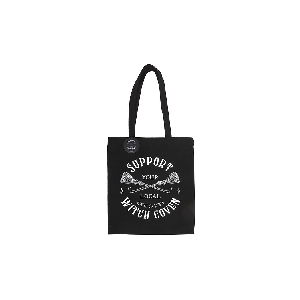 Support Your Local Witch Coven Polycotton Tote Bag - Image 2