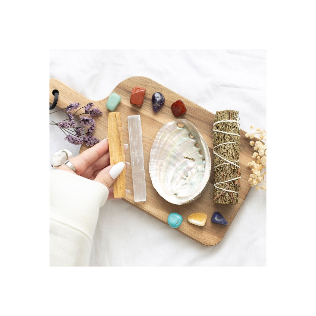 Divine Energy Smudge and Stone Wellness Kit - Image 6