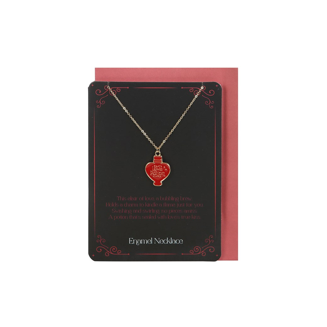 Love Potion Enamel Necklace Card - Image 2