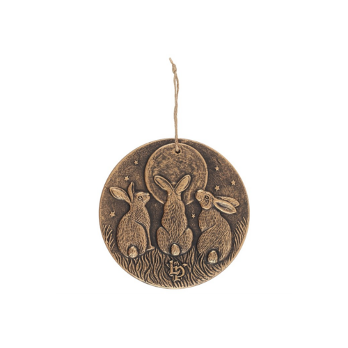 Moon Shadows Bronze Terracotta Plaque By Lisa Parker