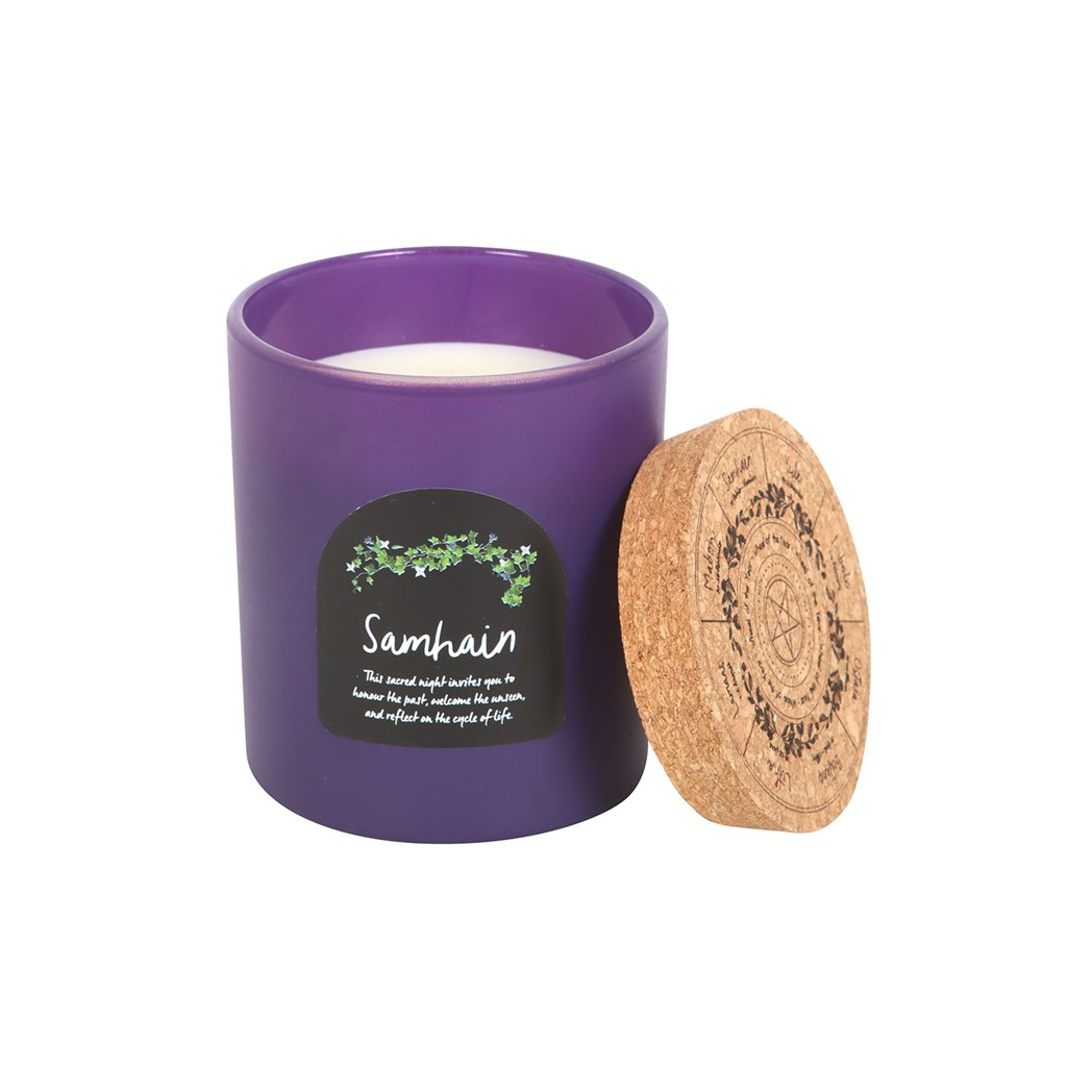 Samhain Spiced Pumpkin Wheel of the Year Candle - Image 3