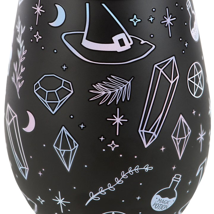Crystal Witch Print Stemless Glass - Image 4
