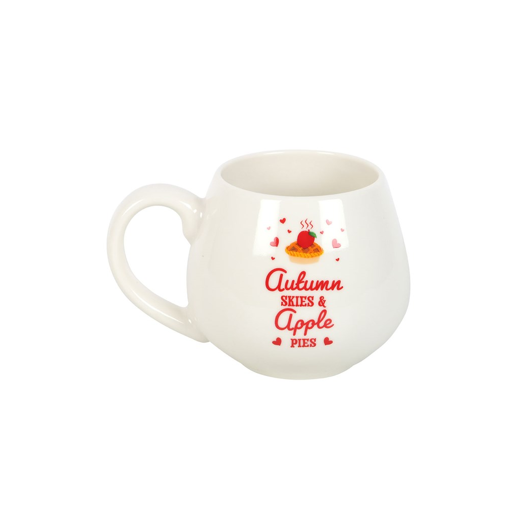 Autumn Skies & Apple Pies Rounded Mug - Image 2