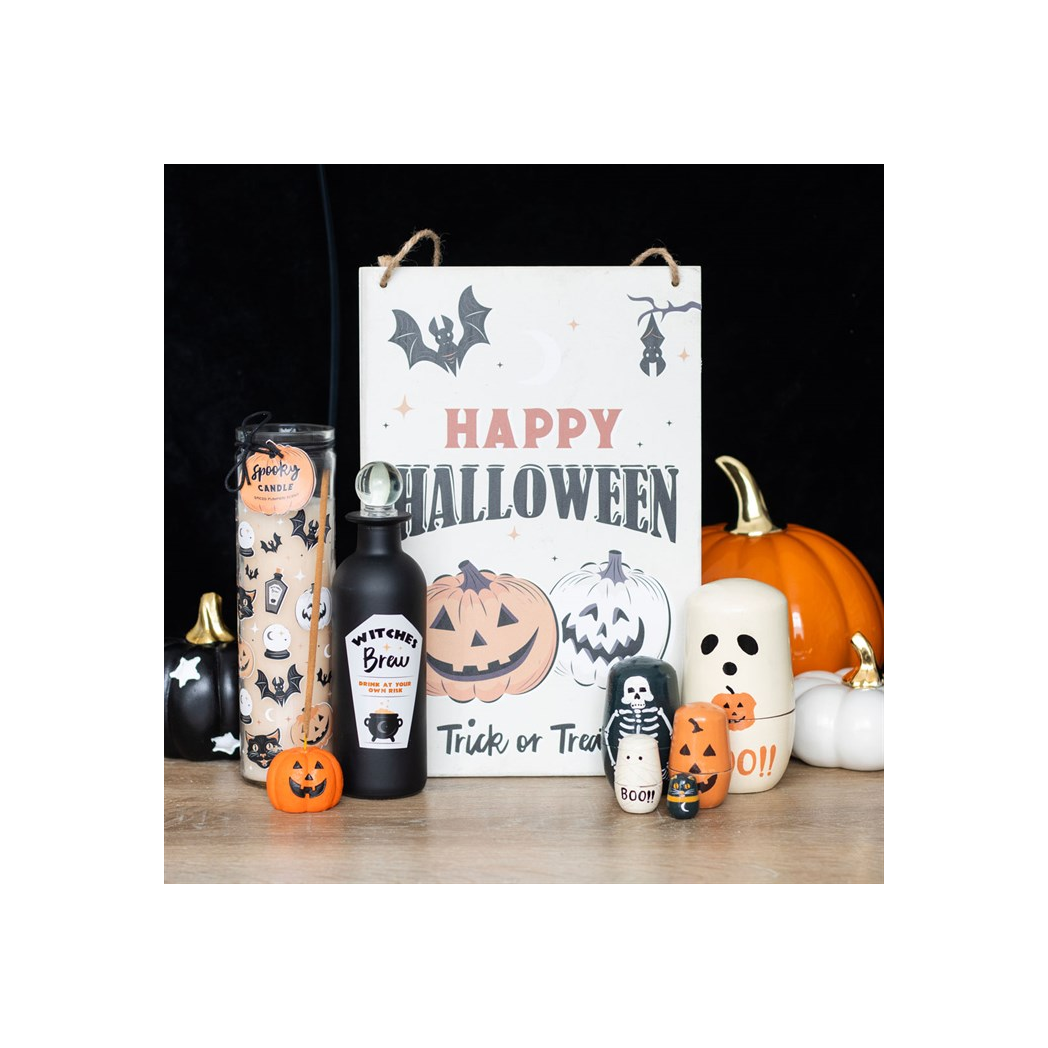 Decorative Witches Brew Glass Potion Bottle - Image 5
