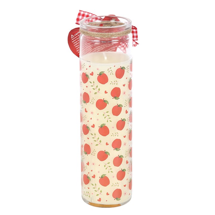 Apple Print Apple Pie Tube Candle - Image 3