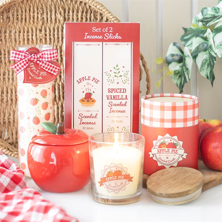 Apple Print Apple Pie Tube Candle - Image 5