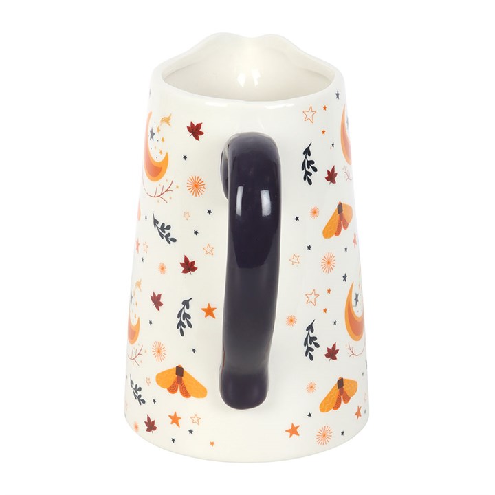 Autumn Magic Harvest Moon Print Ceramic Flower Jug - Image 3