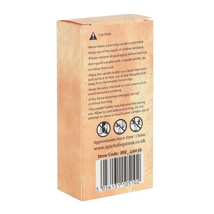 Set of 6 Brown Beeswax Spell Candles - Image 4
