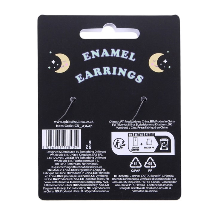 Pastel Talking Board Planchette Earrings - Image 3