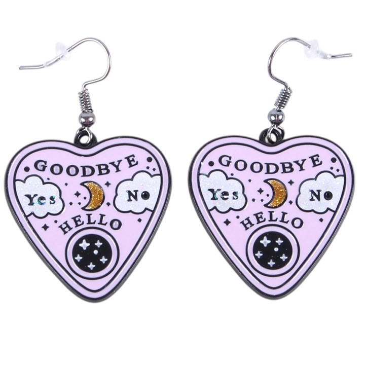 Pastel Talking Board Planchette Earrings - Image 4