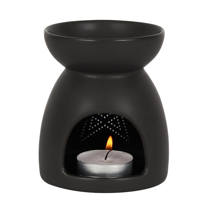 Black Pentagram Cut Out Oil Burner - Image 3