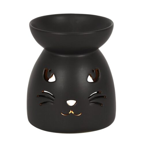 Black Cat Cut Out Oil Burner and Wax Warmer