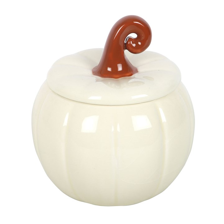White Curly Pumpkin Oil Burner - Image 2