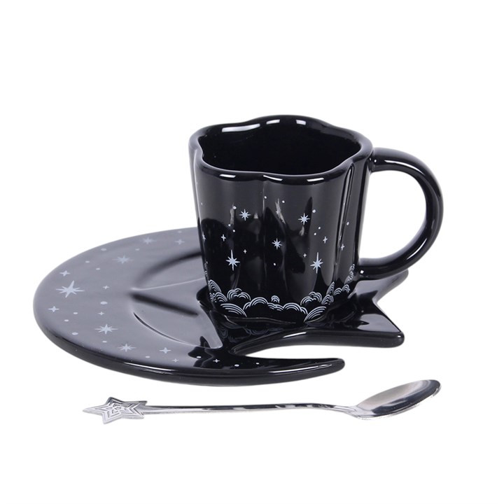 Spellbound Sky Espresso Cup, Saucer and Spoon Set - Image 3