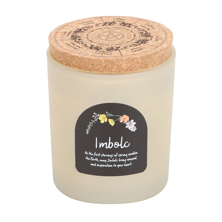 Imbolc Spiced Vanilla Wheel of the Year Candle - Image 2