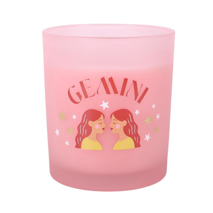 Zodiac Zest Gemini Wild Strawberry Candle - Image 3