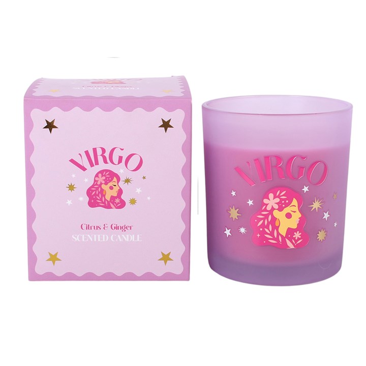 Zodiac Zest Virgo Citrus & Ginger Candle - Image 2