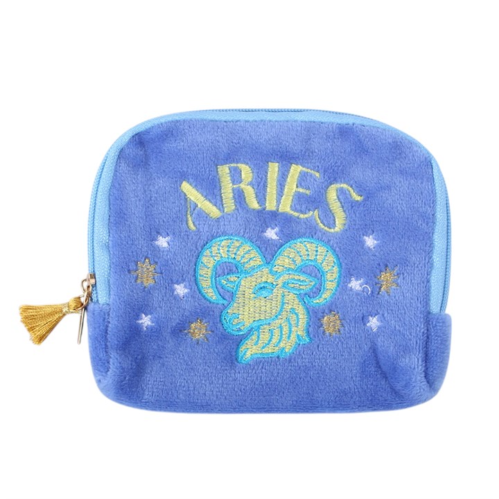 Zodiac Zest Aries Velvet Pouch - Image 2