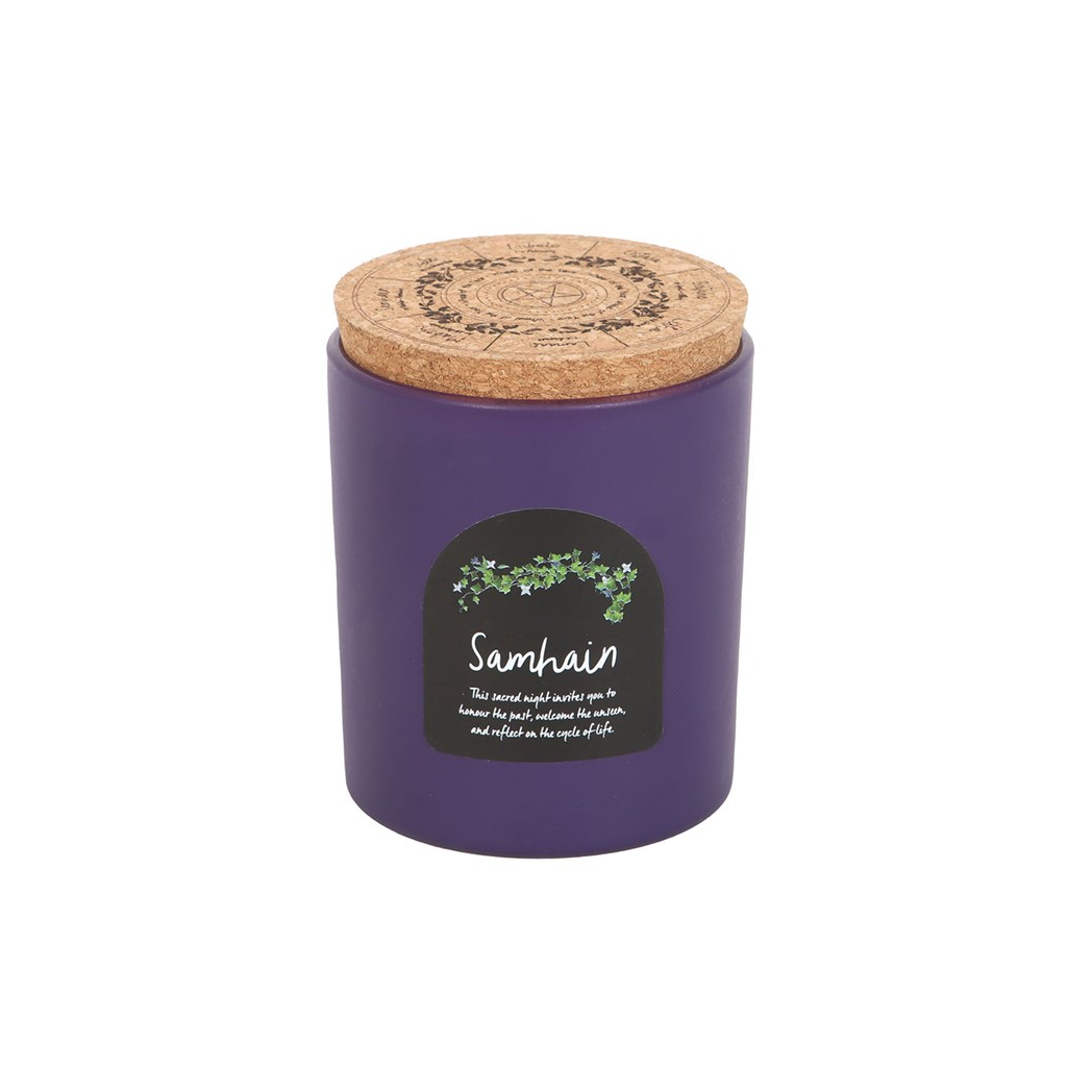 Samhain Spiced Pumpkin Wheel of the Year Candle - Image 2