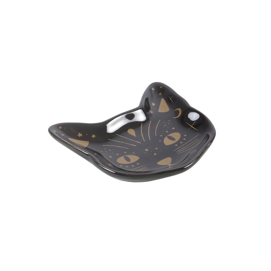 Magick Black Cat Face Trinket Dish - Image 3