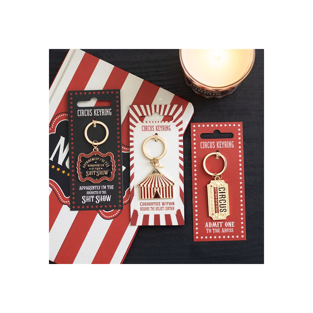 Admit One to the Abyss Circus Ticket Keyring - Image 5
