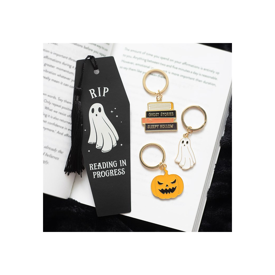 The Haunted Library Book Stack Keyring - Image 5