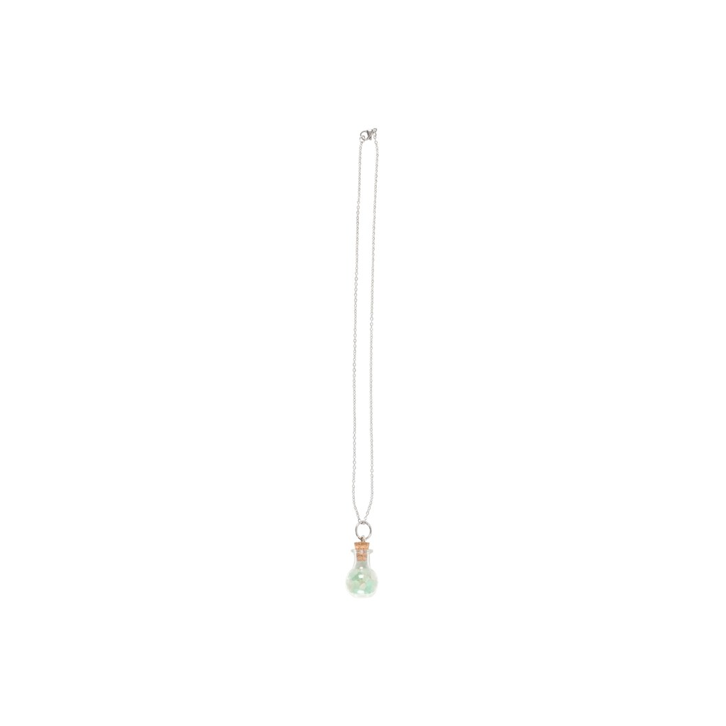 Luck Green Aventurine Crystal Chip Potion Bottle Necklace - Image 4